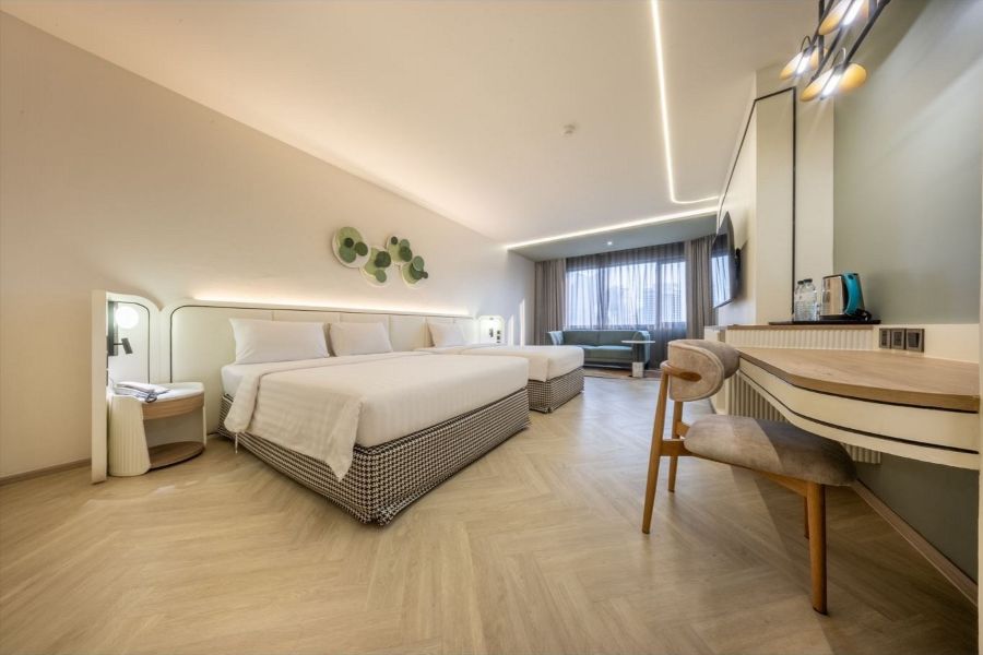 \☆ツインベッドルーム確約+レイトチェックアウト付き/ チャイナエアライン利用 ☆ロイヤル ベンジャ ホテル☆デラックスプレミアルーム(朝食付き)で過ごす バンコク2泊4日|往路発:午前/復路発:未明