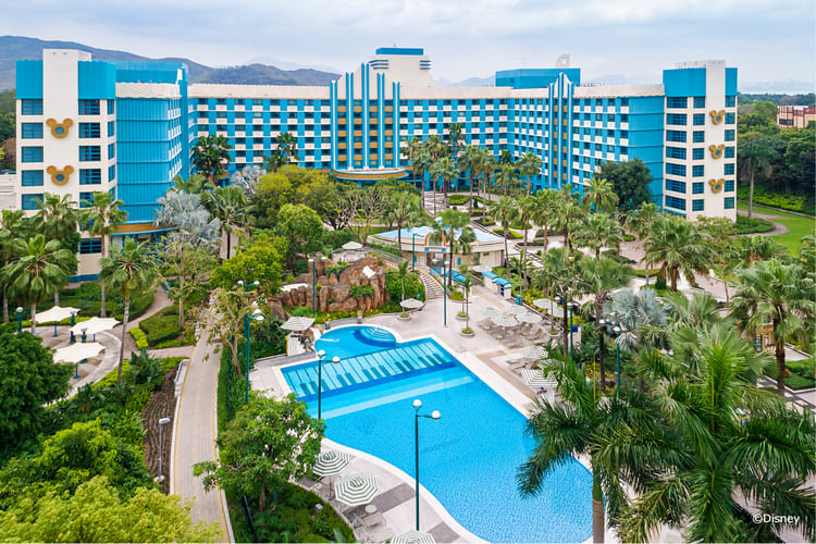 ディズニー・ハリウッド・ホテルの外観