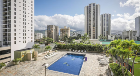 アストン ワイキキ サンセットのプール