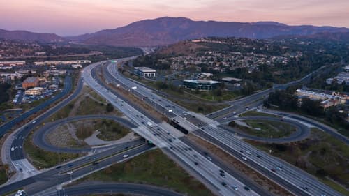 アナハイムの道路