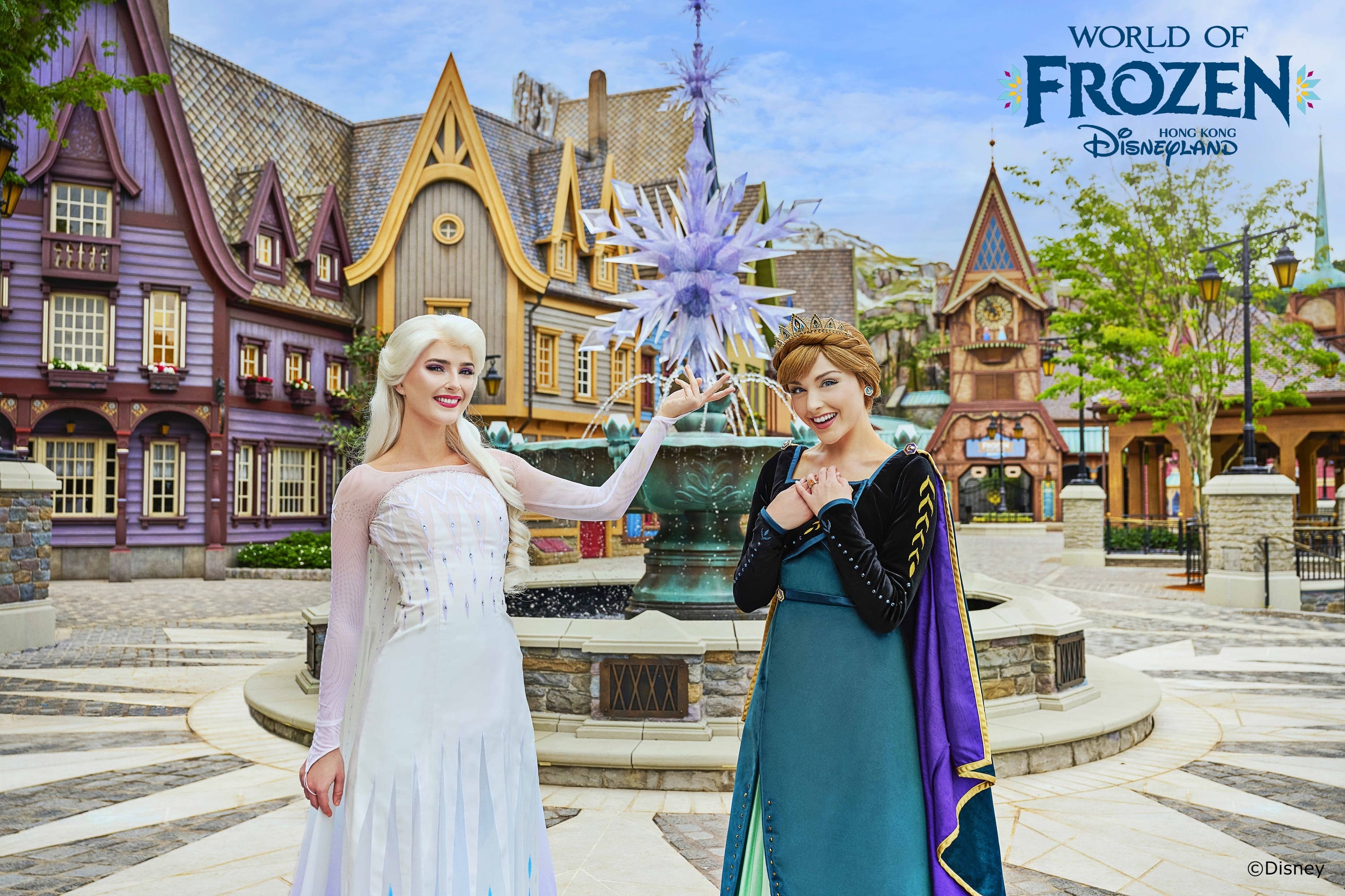 アナと雪の女王のエルサとアナ