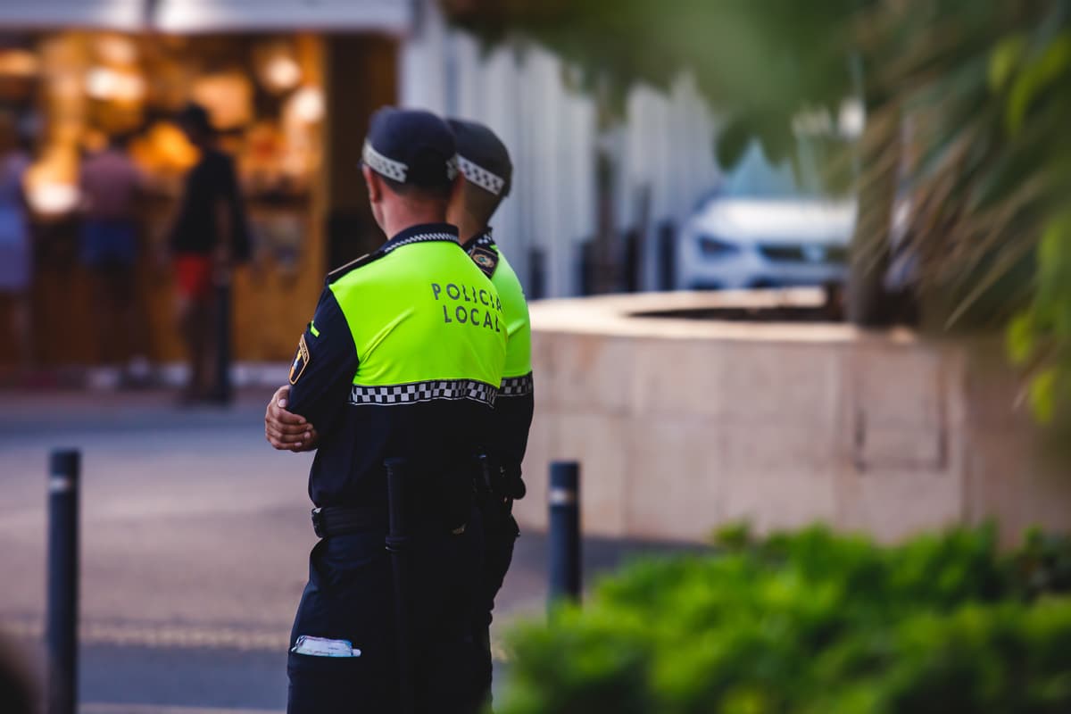 バルセロナの警察