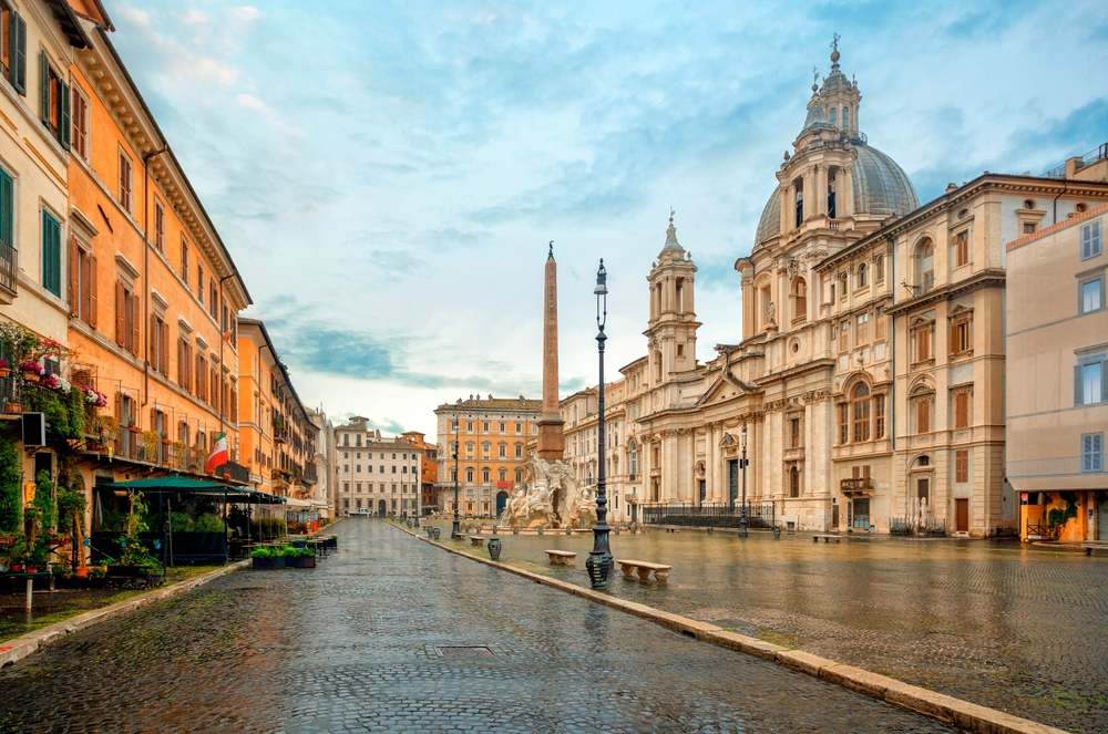 イタリアの街並み