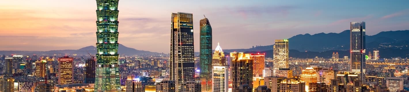 台北101と夜景