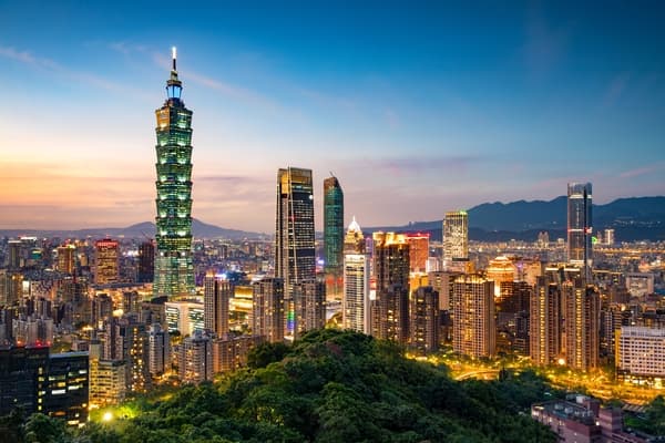 台北101と夜景