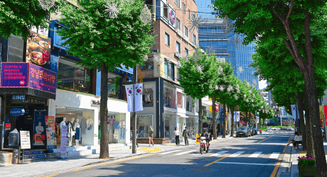 韓国・ソウルの街並み