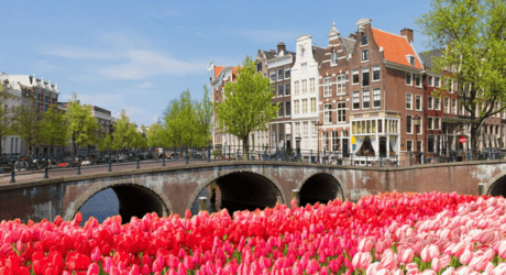 アムステルダムの街並み