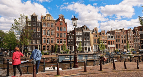 アムステルダムの街並み