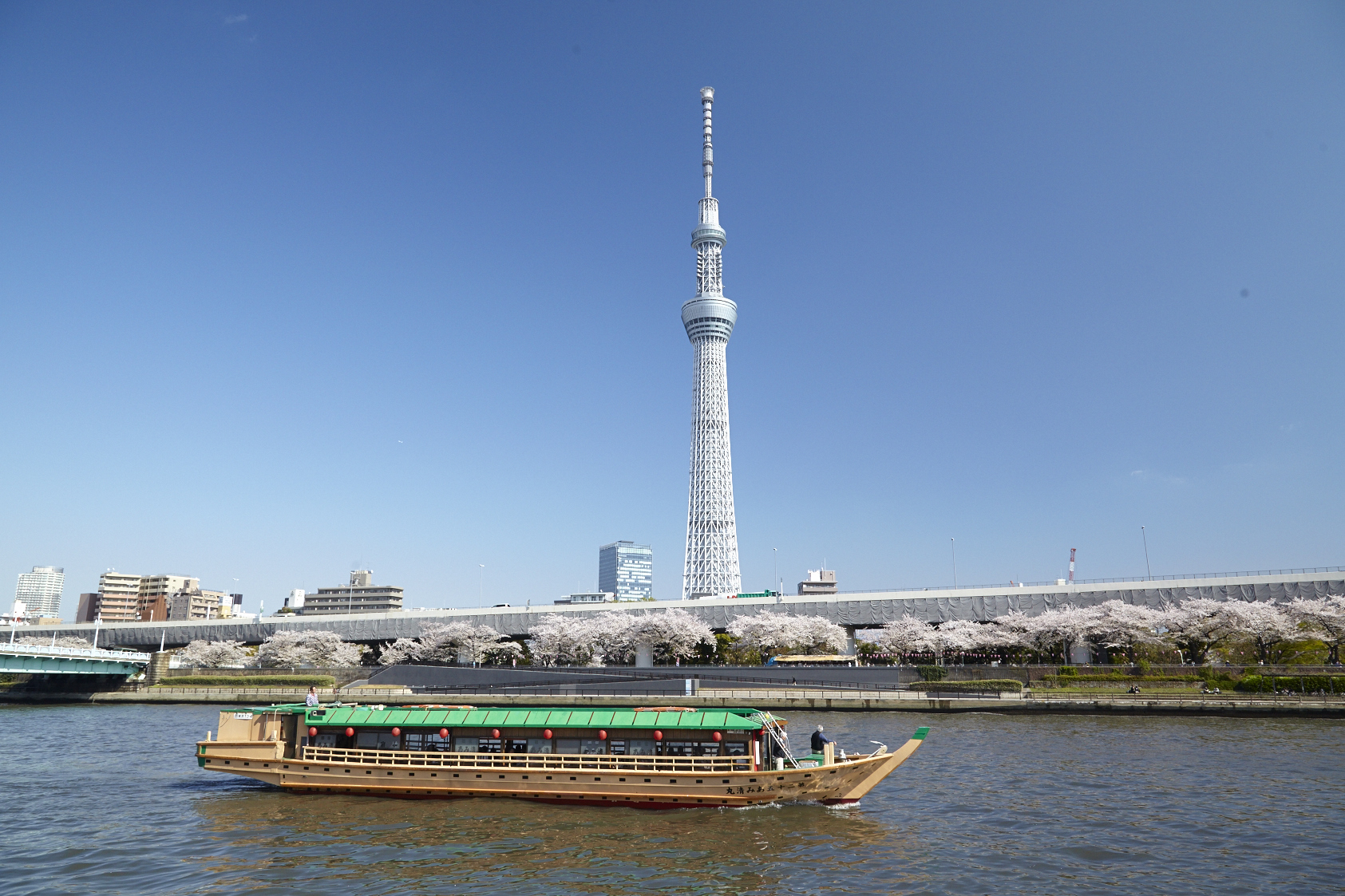花のお江戸旅情 屋形船で隅田川お花見クルージング 浅草今半 や 韻松亭 で老舗の味を満喫 日本三大夜桜 上野恩賜公園 自由散策 浅草ビューホテルお部屋からスカイツリーが見える部屋指定2日間