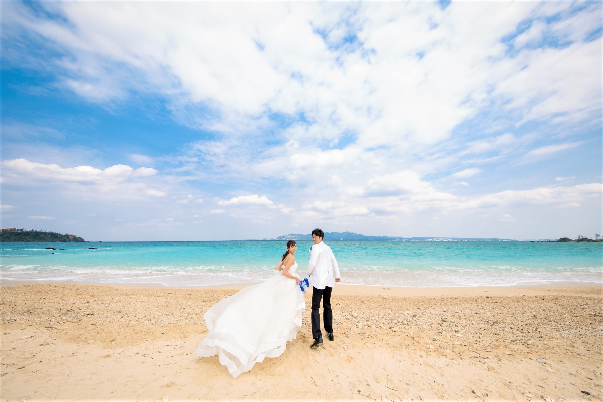 Happy Wedding フォトウェディングin沖縄本島モデルプラン 羽田発着 Jal 日本航空 で行く ザ ブセナテラス 宿泊 3日間